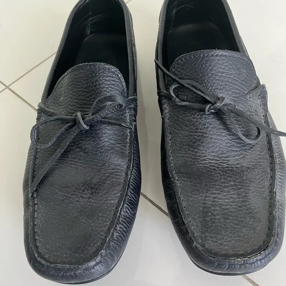 Tod’s City Gommino Leather Shoes (Navy Blue) 21011417_51169748_600.jpg main image 4
